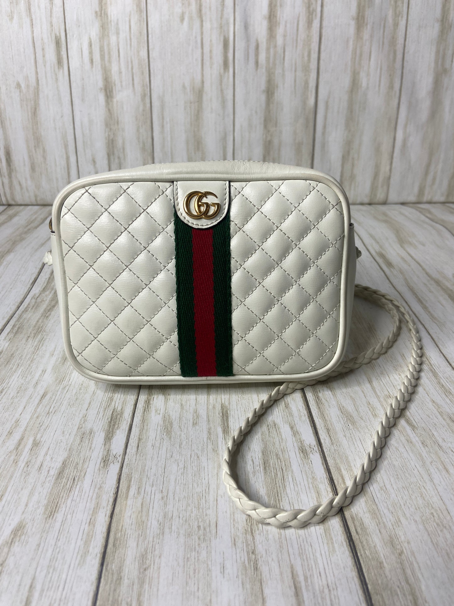 GUCCI QUILTED TRAPUNTATA CROSSBODY PRELOVED