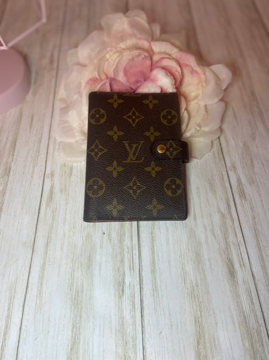 Louis Vuitton Monogram Small Ring Agenda Cover Preloved