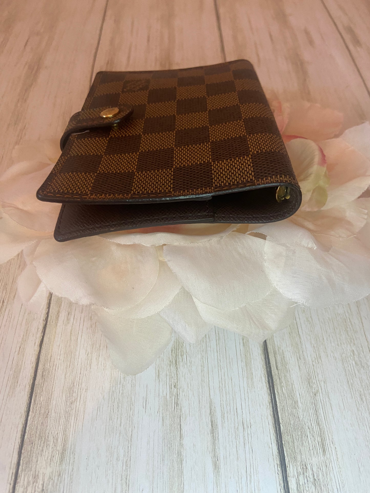 Louis Vuitton Damier Ebene Small Ring Agenda Cover