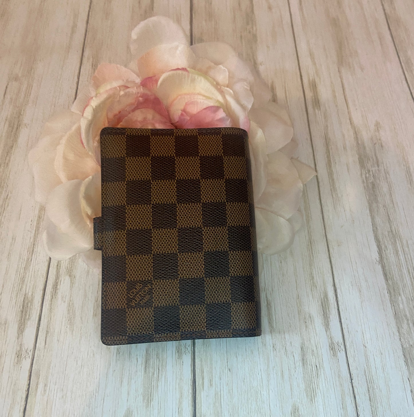 Louis Vuitton Damier Ebene Small Ring Agenda Cover