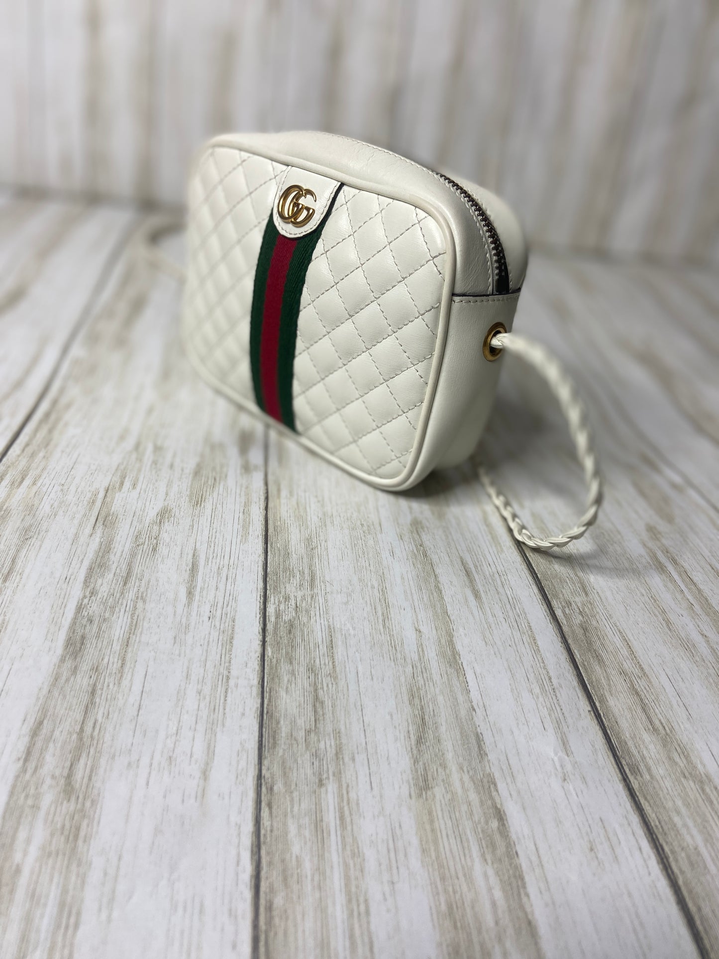 GUCCI QUILTED TRAPUNTATA CROSSBODY PRELOVED