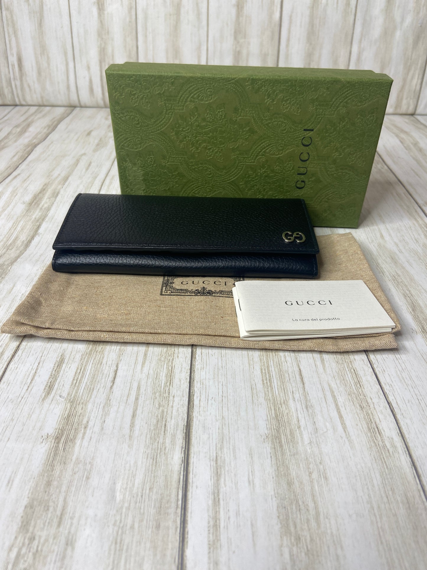 GUCCI Leather Bifold Wallet