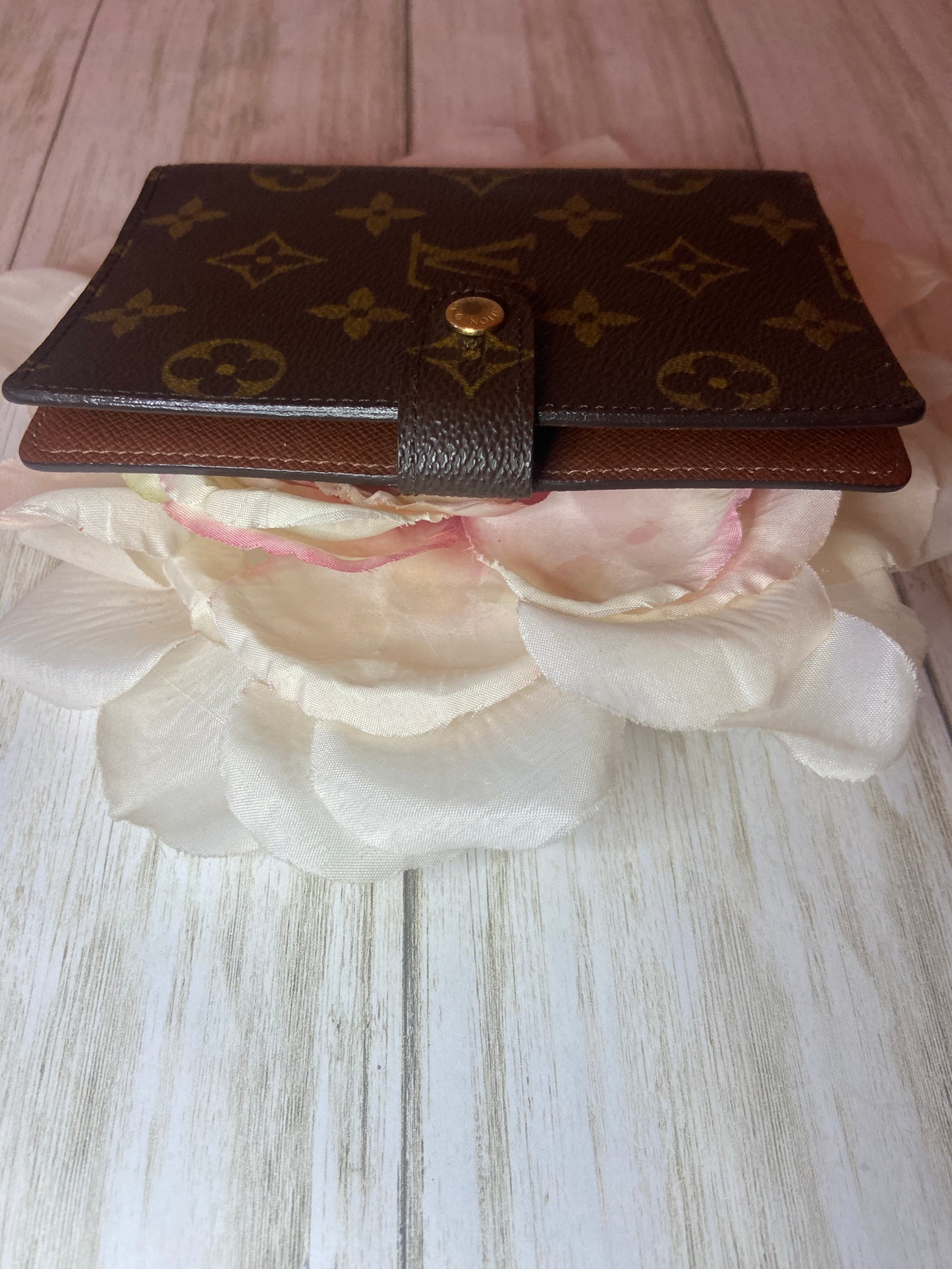 Louis Vuitton Monogram Small Ring Agenda Cover Preloved