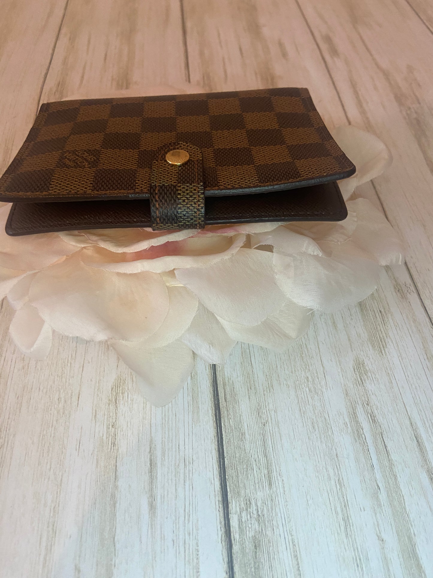 Louis Vuitton Damier Ebene Small Ring Agenda Cover