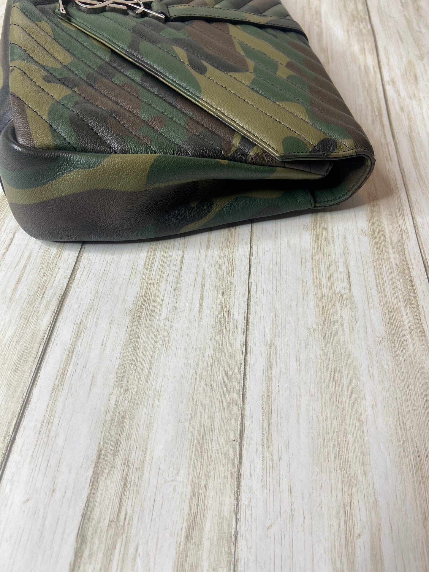 Yves Saint-Laurent Camouflage Medium College Bag