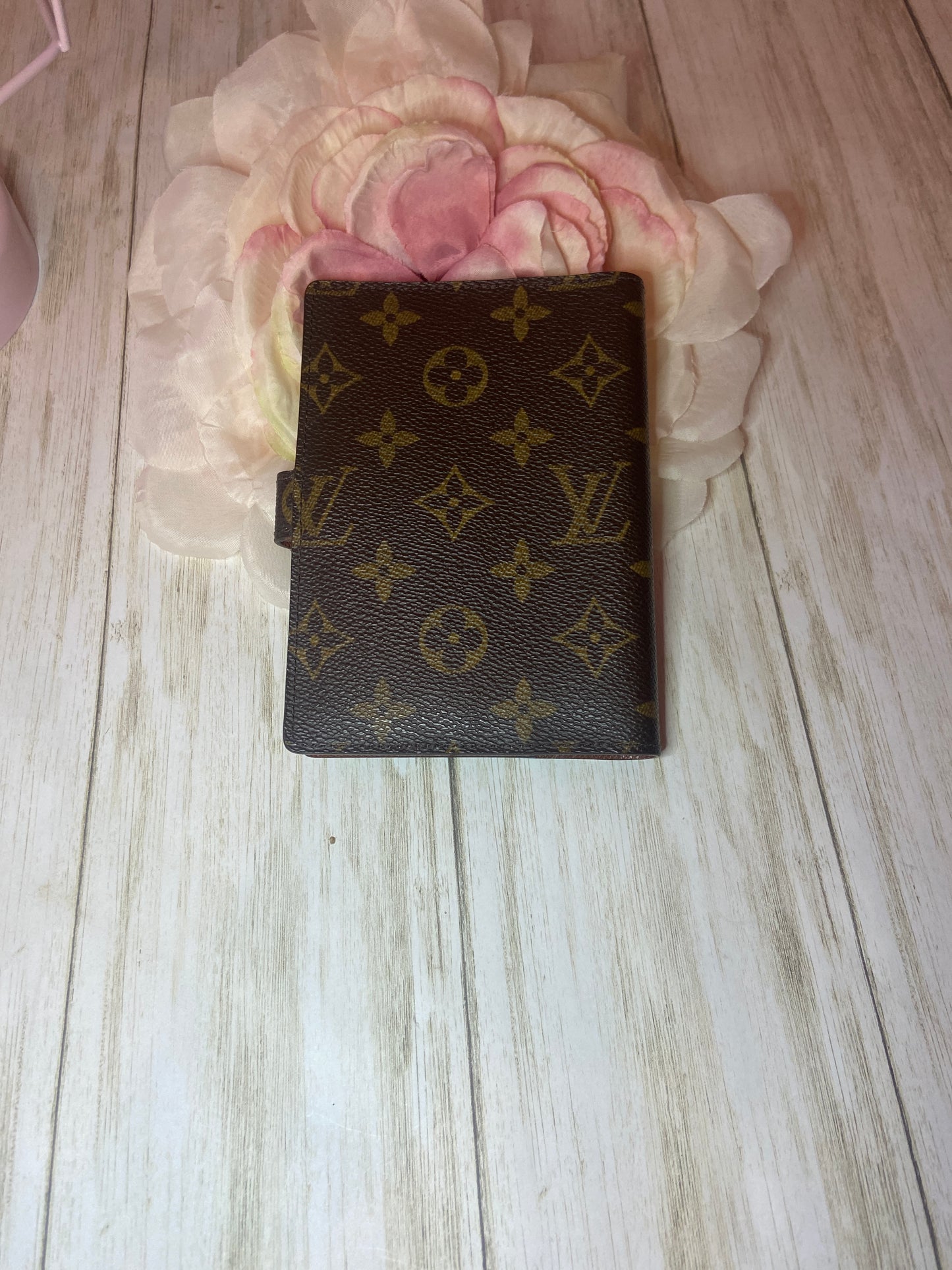 Louis Vuitton Monogram Small Ring Agenda Cover Preloved