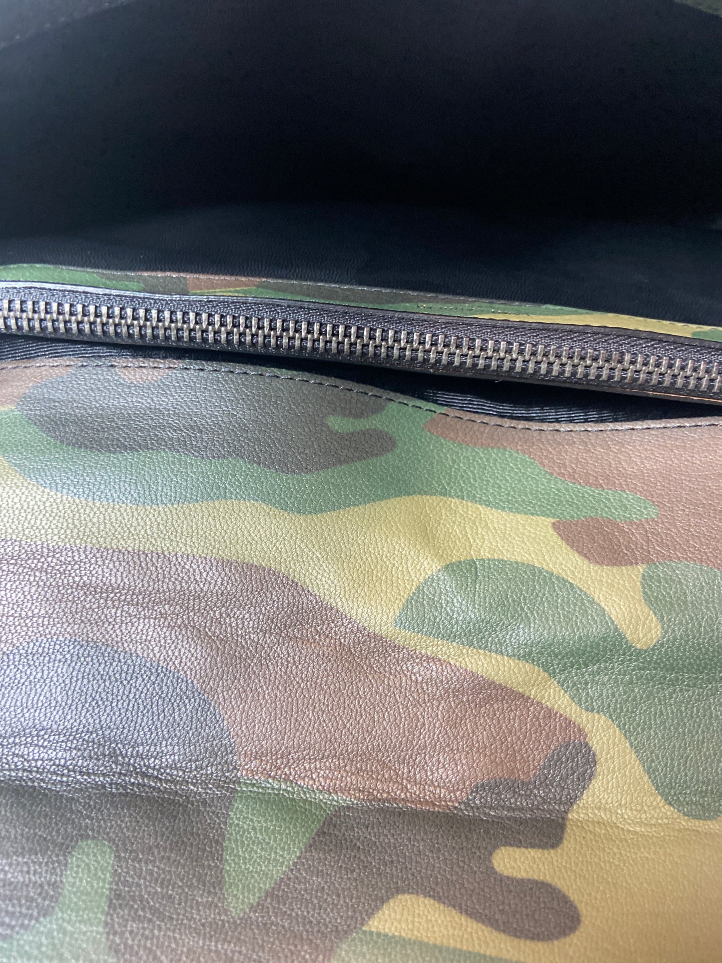 Yves Saint-Laurent Camouflage Medium College Bag