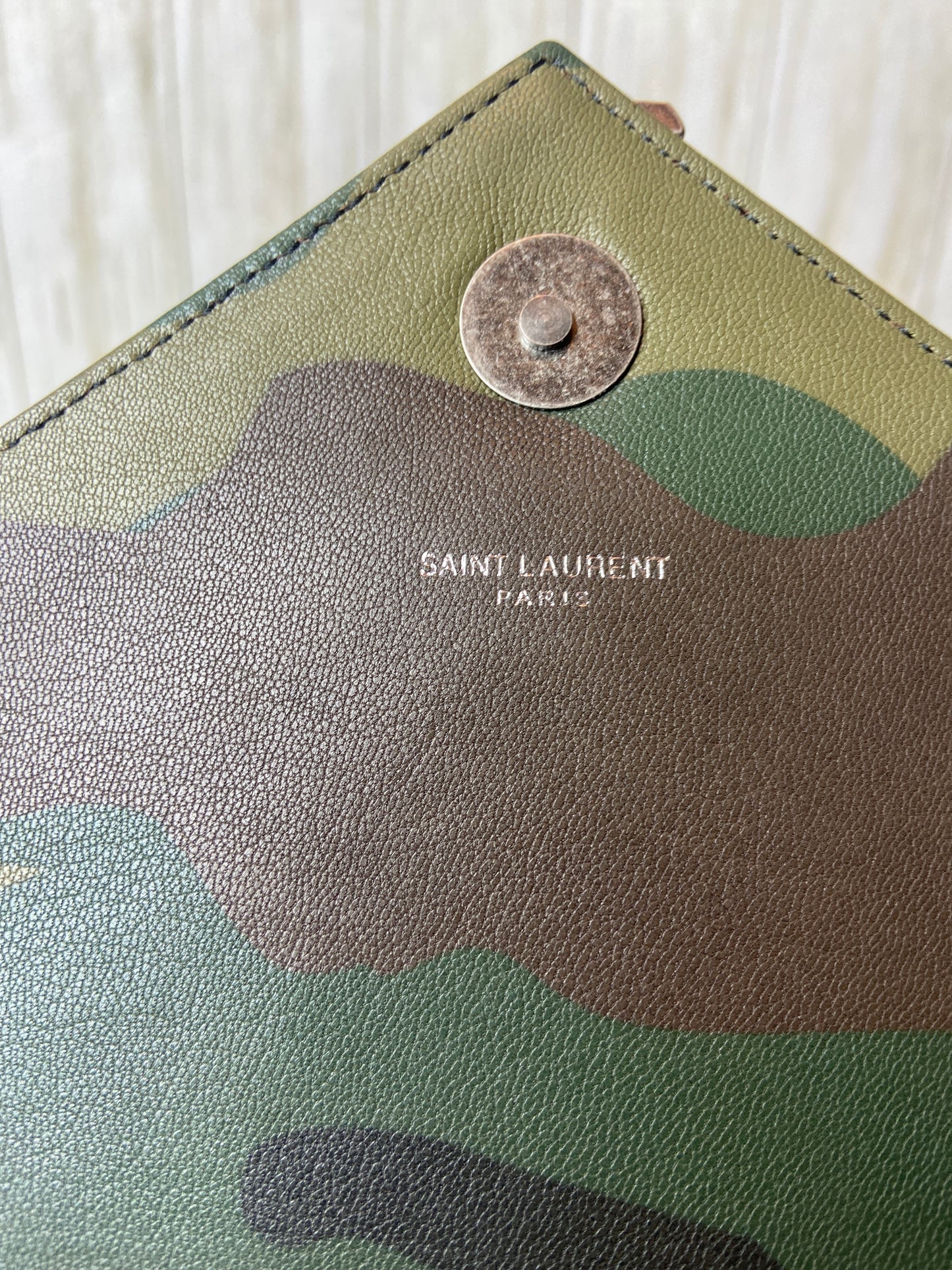 Yves Saint-Laurent Camouflage Medium College Bag