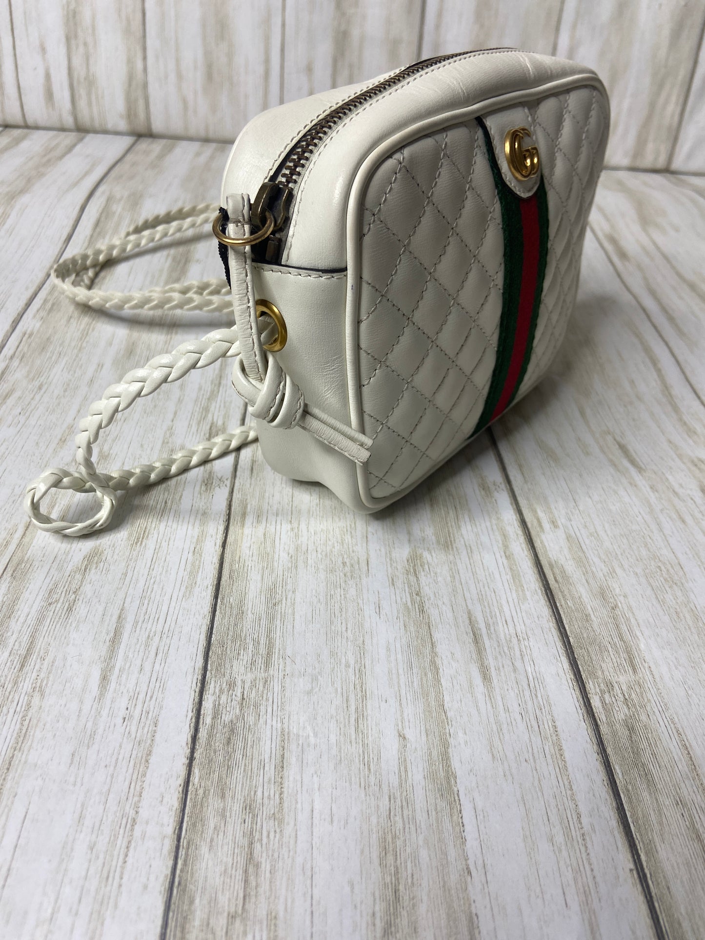 GUCCI QUILTED TRAPUNTATA CROSSBODY PRELOVED